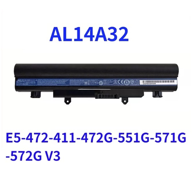 ♛BATTERY ACER แบตเตอรี่ เอเซอร์ E14 E5-411 E5-421G E5-431 E5-471 AL14A32 มี( มอก.2217-2548 )