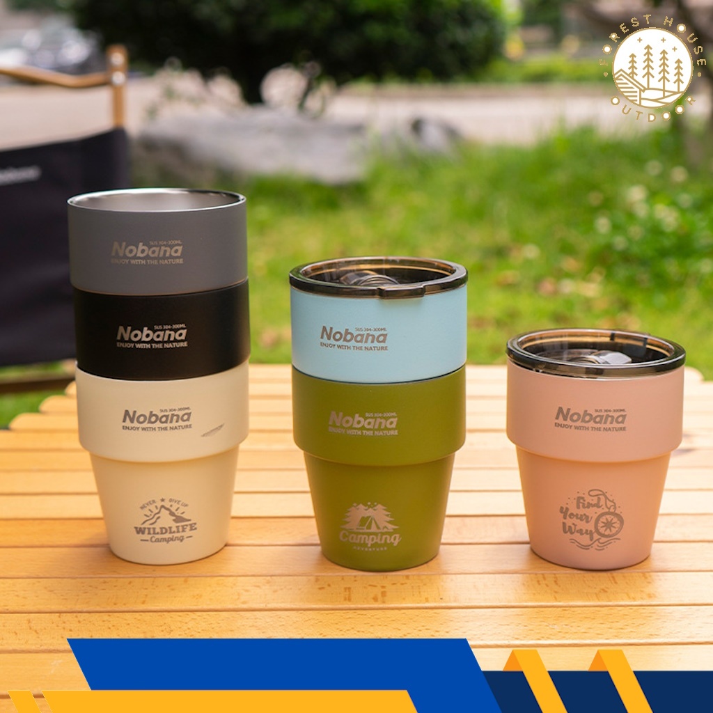 Nobana double wall แก้วเก็บความเย็น 300ml