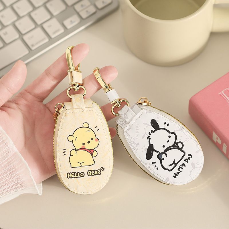 💥พร้อมส่งKey cover ซองใส่กุญแจ,ที่ใส่กุญแจ,เคสใส่กุญแจรถยนต์ลายการ์ตูน รีโมทย์รถยนต์