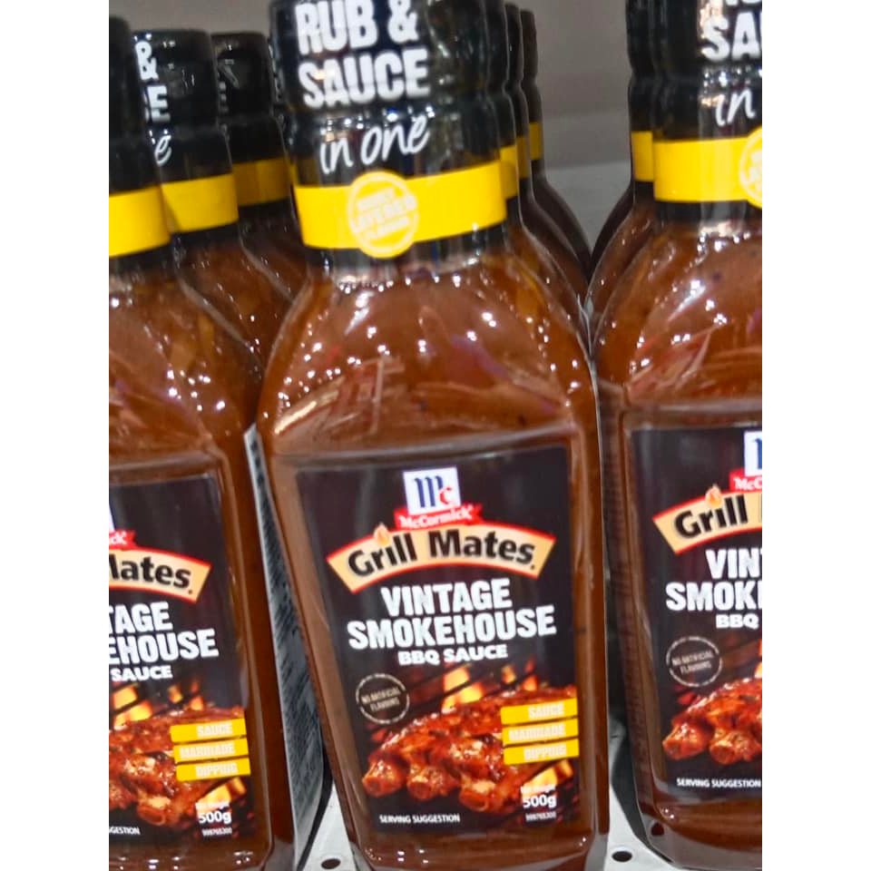 McCORMICK Grill Mates Rub & Sauce VINTAGE SMOKEHOUSE 500g * USA IMPORT IDEAL FOR BBQ *