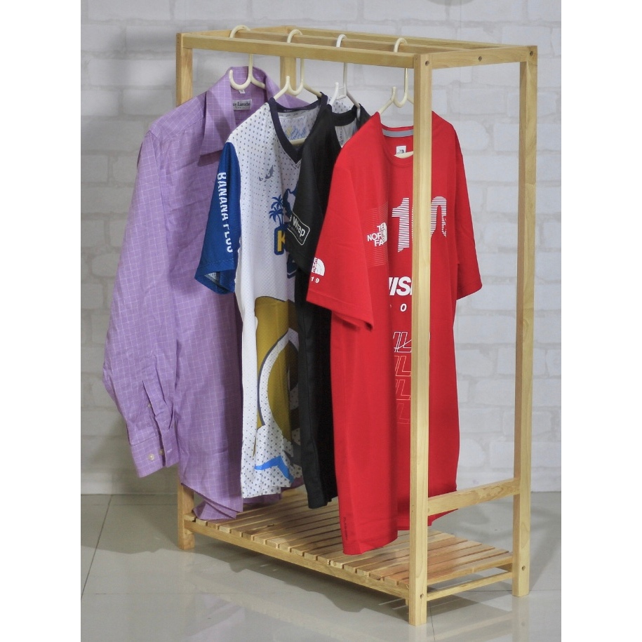 A30 ตู้เสื้อผ้าเปลือย แขวนเสื้อ และวางของได้