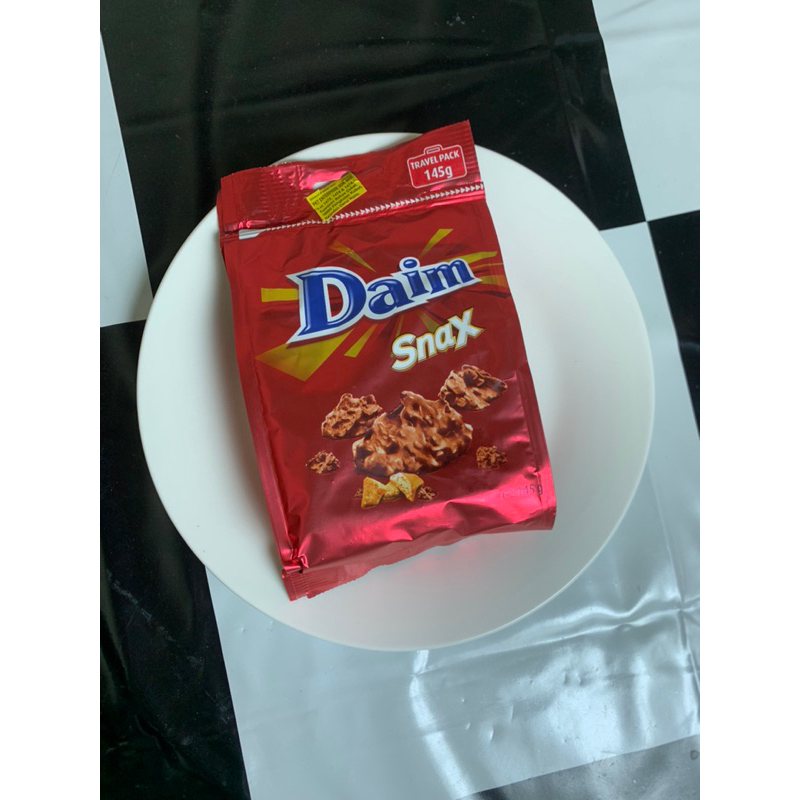 Daim Chocolate snax ดาเเอมช็อกโกเเลตคาราเมล 145 กรัม