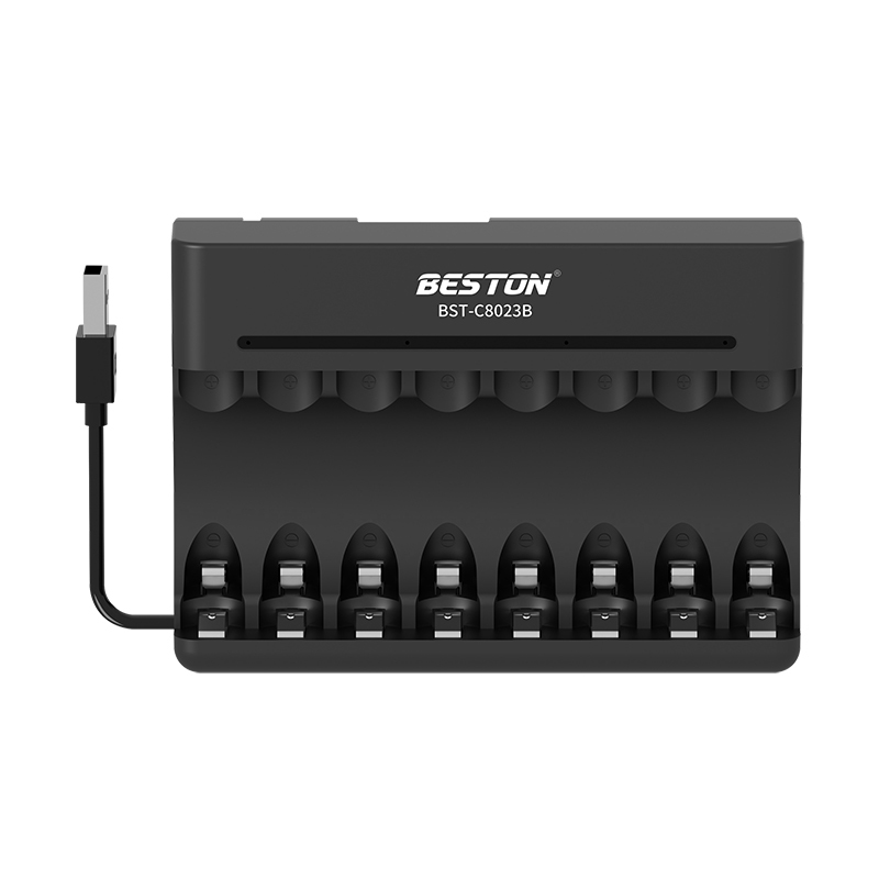 รายละเอียดสินค้า Beston รุ่น C8023B Battery Charger แท่นชาร์จถ่าน ใช้สำหรับถ่าน AA/AAA Ni-MH ชาร์จเร็ว 8 ช่อง