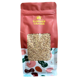 ข้าวโอ๊ตเต็มเม็ดสำหรับหุง Whole Oat Groats NON-GMO 500-1000g จาก SummerGrains