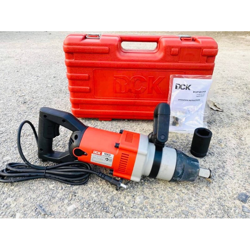 DCK KPB30 บล็อกไฟฟ้า 1 นิ้ว -กำลังไฟ 1050W -ขนาดหัวจับ 1 นิ้ว -แรงบิด 400-900NM -ความเร็วขณะหมุนเปล่า 1400rpm -อัตราแรงก