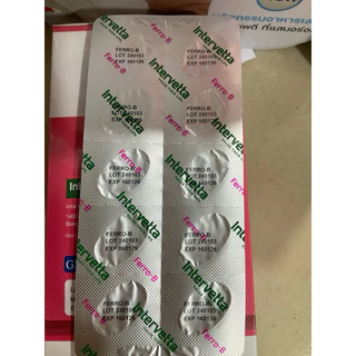 แบ่งขาย Dr Choice Ferro B Intervettaบำรุงเลือดสุนัขและแมวแม่พันธุ์ตั้งท้องให้นมลูกหลังผ่าตัดโลหิตจาง