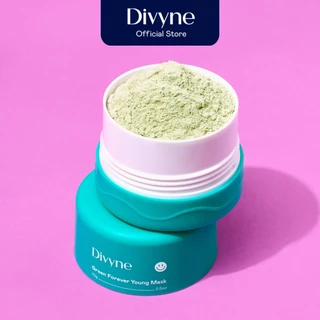 DIVYNE Green Forever Young Mask 70g มาส์กหน้า มาส์กผสมสดลดริ้วรอย ฝ้า รอยสิว จุดด่างดำ