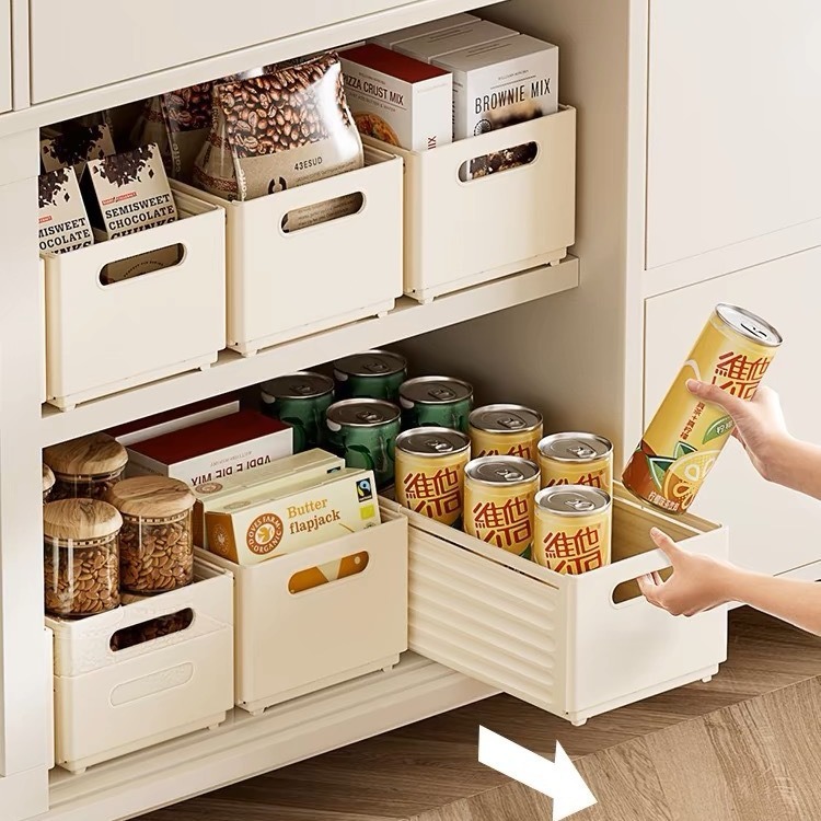 ตู้เก็บของพับเก็บได้ กล่องเก็บของแบบลิ้นชัก เดสก์ท็อป ของว่าง กล่องเก็บของเบ็ดเตล็ด ถุงเท้า กล่องเก็บชุดชั้นใน - รูปที่ 4