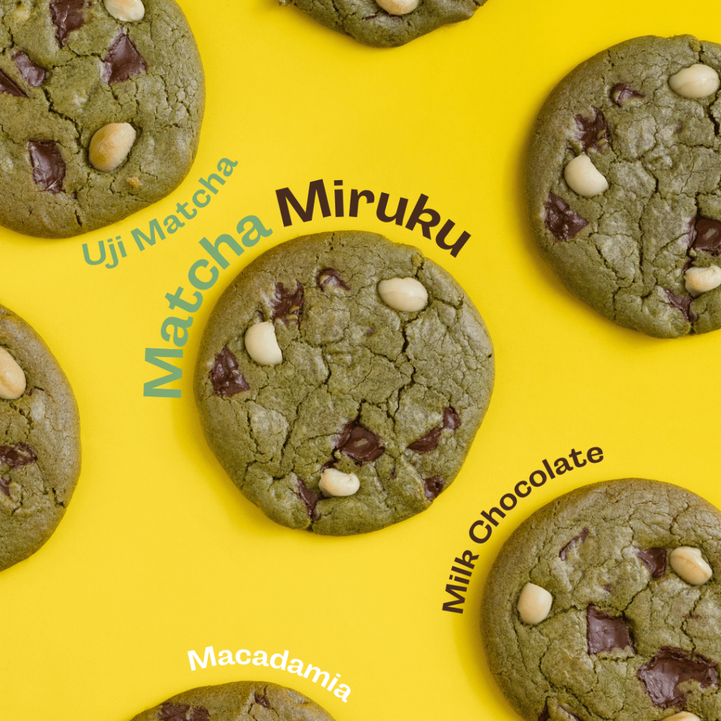 Mick's Soft Cookies - Matcha Miruku คุกกี้นิ่ม ซอฟคุกกี้ แมคคาเดเมีย Soft Cookie Macadamia Wital