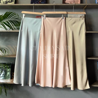 (A01) Heartmade - Claudia Satin Maxi Skirt ✨🪄 กระโปรงผ้าซาตินพรีเมียม ทรงหางปลาผ้าดีมาก