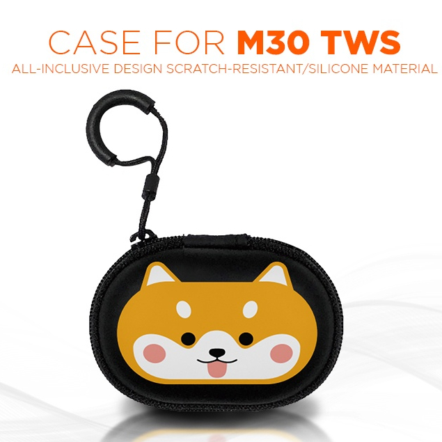 KINYO M30 Shiba Case Funny & Cute Case เคสหูฟัง ลายการ์ตูน Shiba Inu