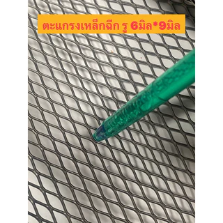 ตะแกรง เหล็กฉีก ตะแกรงฉีก CR-02 กว้าง 60cm ตาข่าย เหล็กฉีก ทำรั้ว ตกแต่งระเบียง กันสัตว์ หนู งู ปิดฝาท่อ ท่อระบายน้ำ