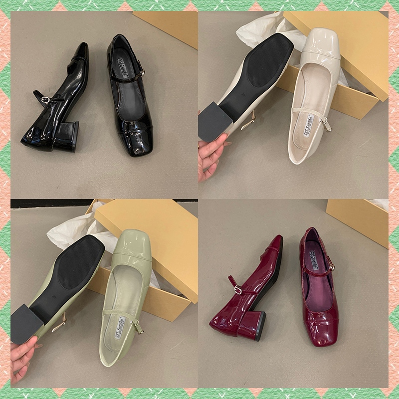 Luckkyshoes ราคาถูก รองเท้าส้นสูงแฟชั่น ดีเทลทางการ ดูเรียบร้อยใส่ได้หลายโอกาส แมทช์ได้ทุกการแต่งกาย มีทั้งหมด 4 สีสุดปั