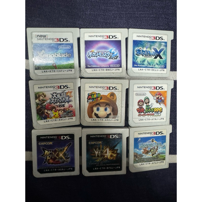 แผ่นเกม 3 DS แท้ Pokemon Platinum Mario Party DS