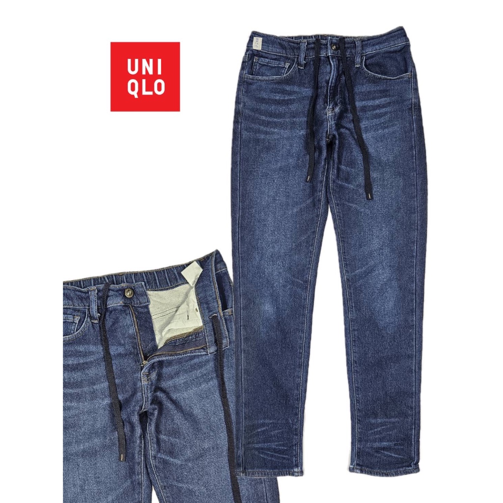 เอว28 Uniqlo EZY Ultra Stretch Jeans สี Blue