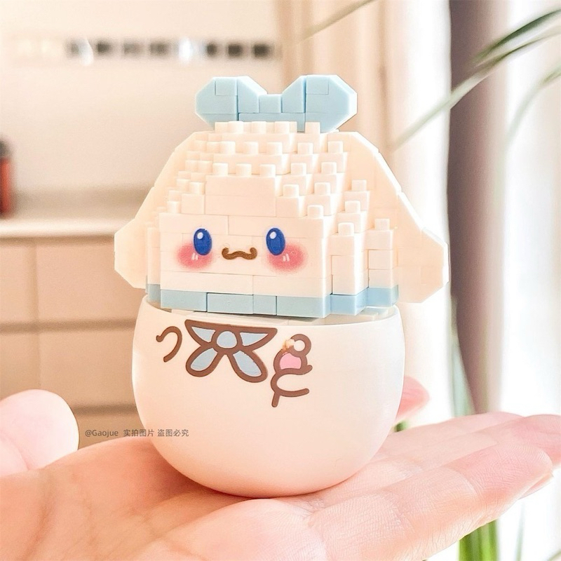 ตัวต่อนาโนตุ๊กตาล้มลุก Size M - Gejia 6091-6092 - Swing Ball Sanrio Tom & Jerry