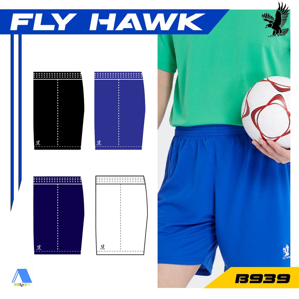 [[ส่งฟรี!! มีเงินคืน]] FLYHAWK กางเกงฟุตบอล รหัส B939 แท้100%