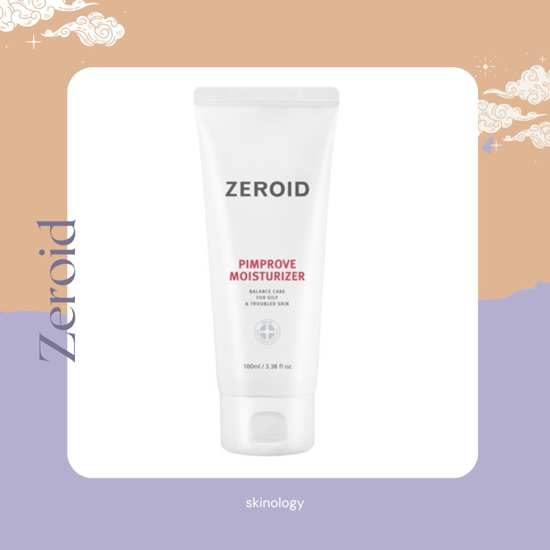 (พร้อมส่ง) ฉลากไทย สูตรเก่า/สูตรใหม่ ZPM Zeroid Pimprove Moisturizer 95ml