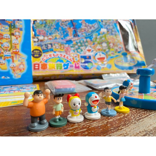 Epoch Doraemon Japan Travel Board Game บอร์ดเกมโดราเอมอนเที่ยวญี่ปุ่น สภาพสวย อุปกรณ์ครบ