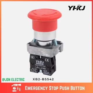 XB2-BS542 Emergency Stop Push Button | สวิทช์ปุ่มกดฉุกเฉิน (สวิตช์หัวเห็ด) | 1NC 240V-3A