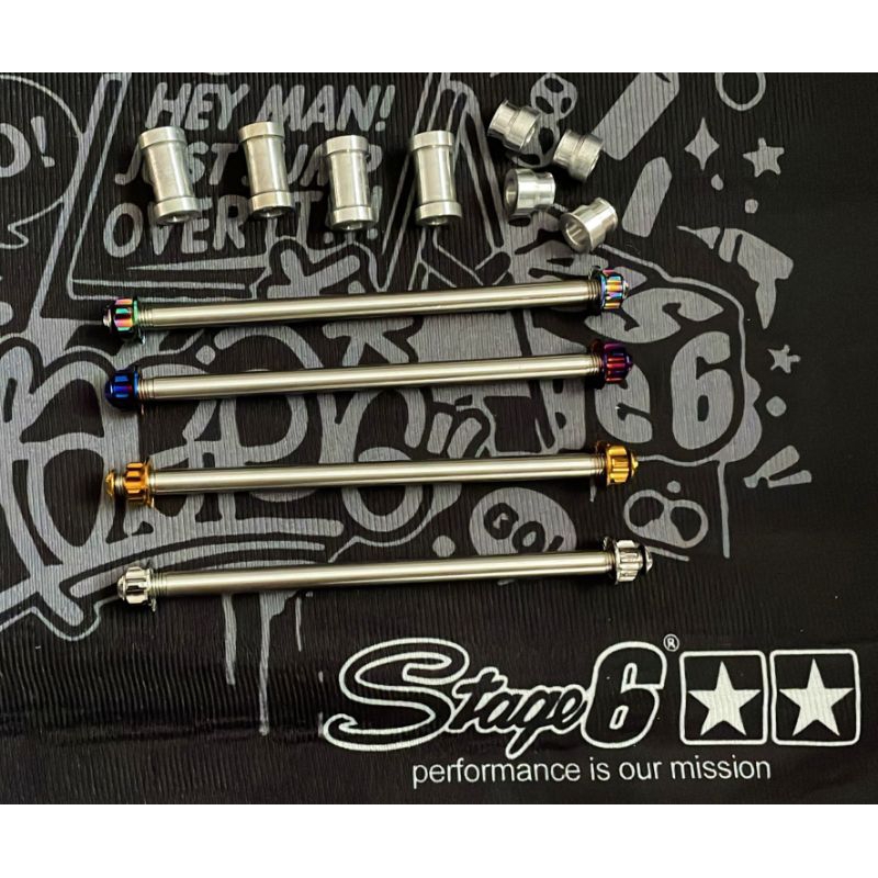 แกนล้อหน้าHonda Dio Zx สแตนเลสแท้ 304