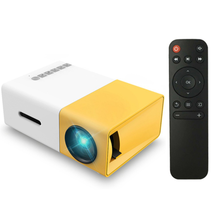 YG300 โปรเจคเตอร์ Newest Mini LED Projector Home Theater Beamer   สินค้าพร้อมจัดส่ง DoubleBBB