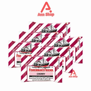 Fisherman's Friend ฟิชเชอร์แมนส์ เฟรนด์ ลูกอมปราศจากน้ำตาล ทุกรสชาติ ขนาด 22-25 กรัม [6 ซอง] BB 11XX Fisherman เลือกได้