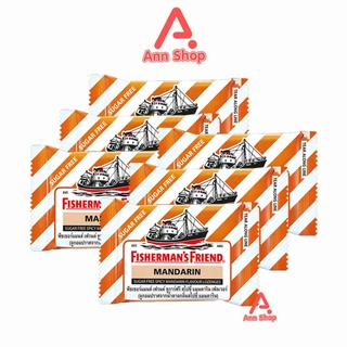 Fisherman's Friend ฟิชเชอร์แมนส์ เฟรนด์ ลูกอมปราศจากน้ำตาล ทุกรสชาติ ขนาด 22-25 กรัม [6 ซอง] BB 11XX Fisherman เลือกได้