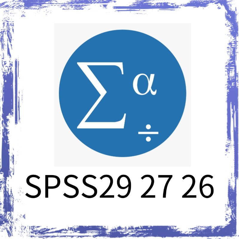 【 Portable 】 New version 29 SPSS 28 27 26 25 Win Mac data analysis software, one click installation 