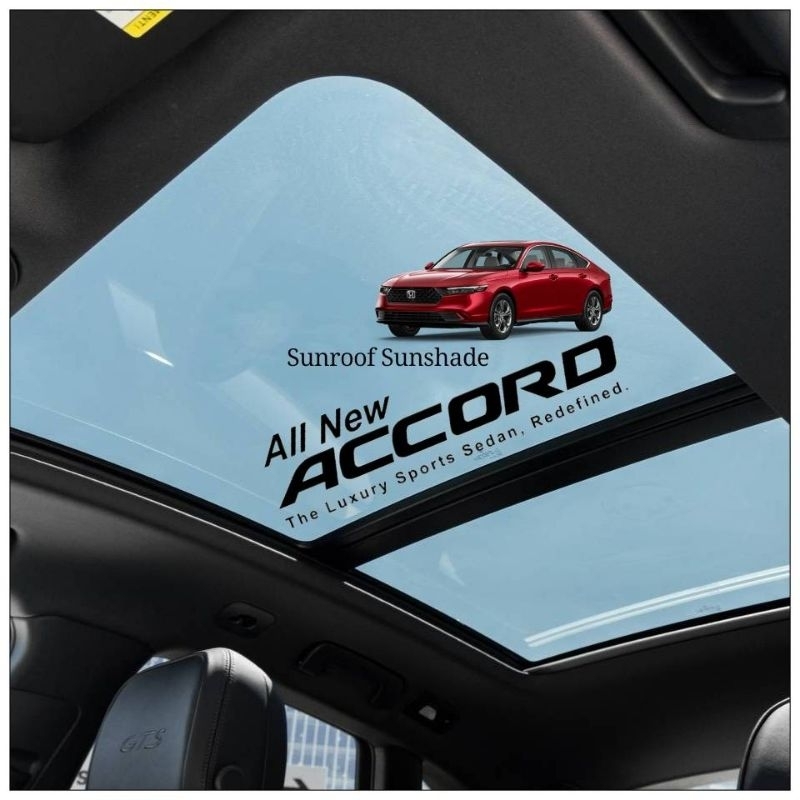 สินค้าไทยส่งจากไทย บังแดดซันรูฟ HONDA ACCORD 2023-ปัจจุบัน
