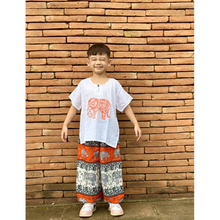 🐘ชุดช้างเด็ก ขายาว พร้อมส่ง!! ใส่สบาย ไม่ร้อน