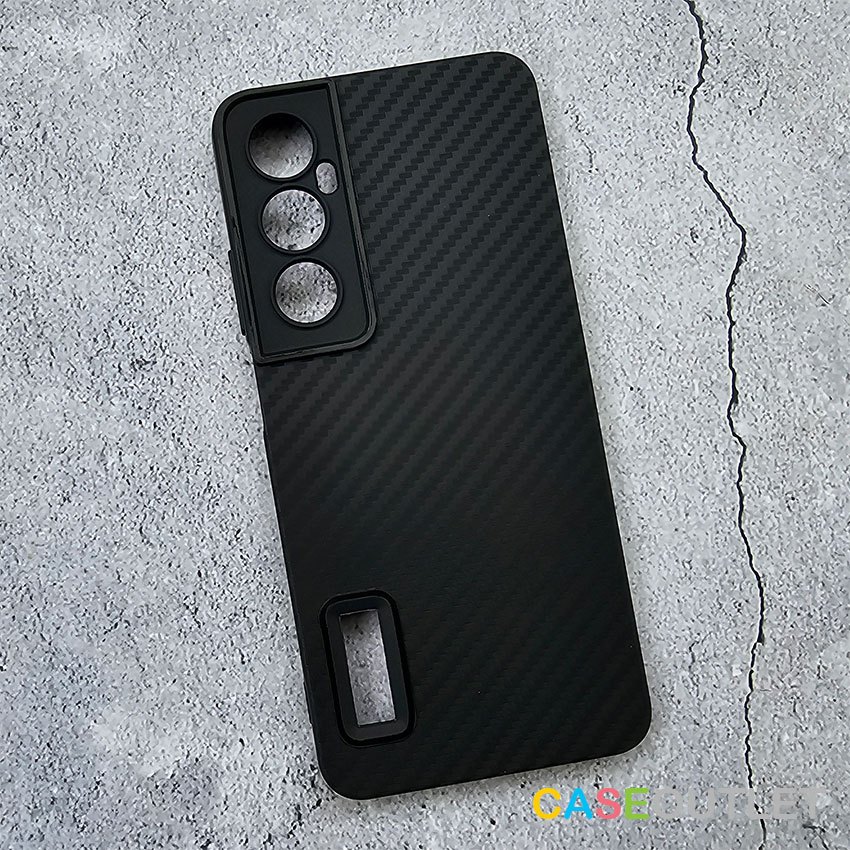 เคส Realme C85 C75 C71 C63 C65 C67 C15 C33 C35 C55 C53 TPU ลายคาร์บอน เคฟล่า บาง เบา กันกล้อง งานแท้ คลุมเลนส์