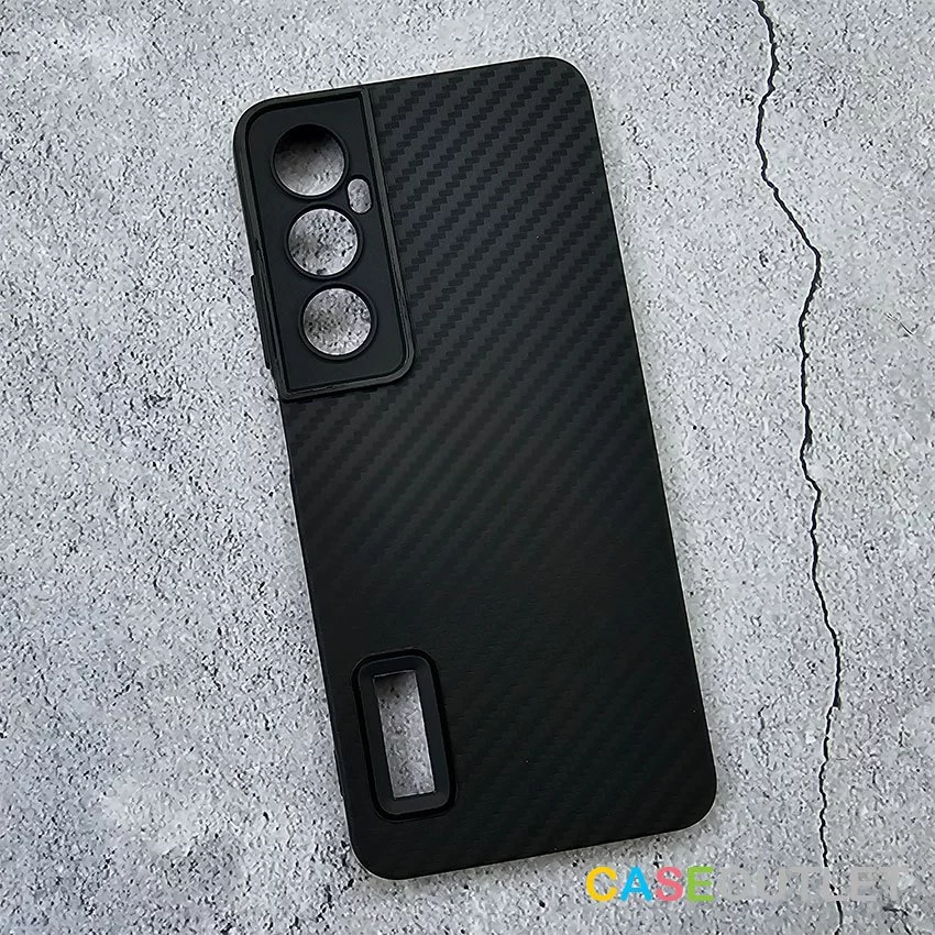 เคส Realme C85 C75 C71 C63 C65 C67 C15 C33 C35 C55 C53 TPU ลายคาร์บอน เคฟล่า บาง เบา กันกล้อง งานแท้ คลุมเลนส์