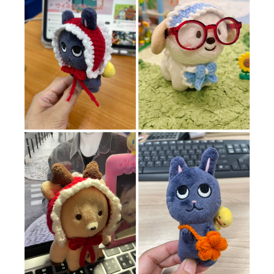 🧶ชุดตุ๊กตา K-POP ชุดตุ๊กตาRIIZE ชุดตุ๊กตาวอนบิน ชุดตุ๊กตา 10 CM ไหมพรม หมวกตุ๊กตาไหมพรม นุ่มนิ่ม ✨✨