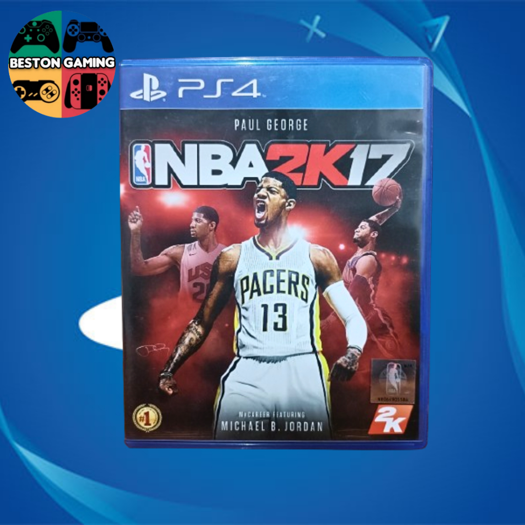 PS4 แผ่น ps4 NBA 2k17 Basketball เล่นได้ 1-4 คน