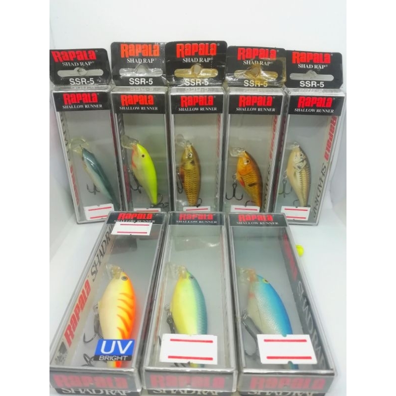 เหยื่อปลลอม.RAPALA. SHAD.RAP. SSR -​ 5