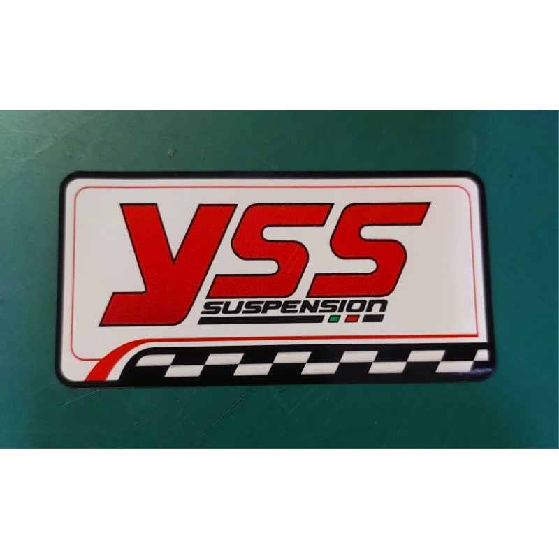sticker yssพิมพ์ขาว3m