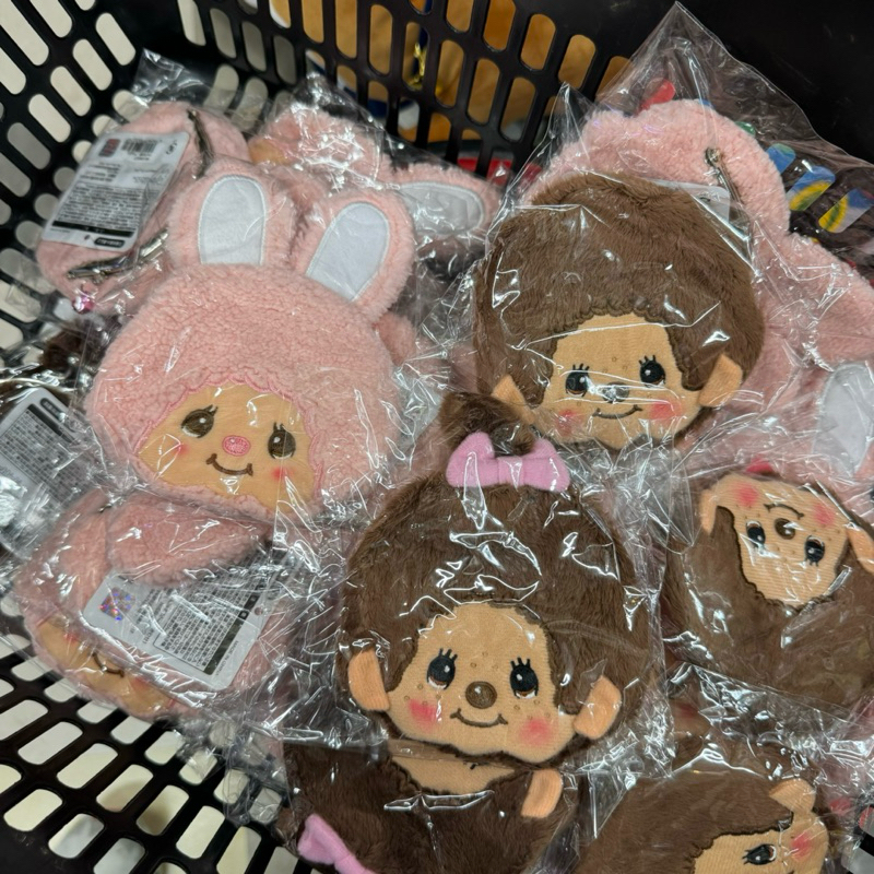 ของแท้จากญี่ปุ่น monchhichi กระเป๋าใส่เหรียญ น่ารักมาก