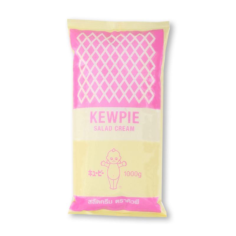 (ถุง 1 กิโลกรัม) น้ำสลัด ครีม kewpie คิวพี สลัดครีม 1 กิโลกรัม