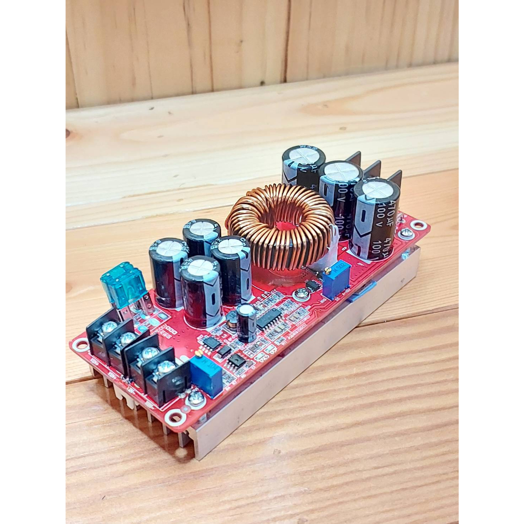 ตัวเพิ่มไฟ9-40Vเป็น12-70V Step up DC-DC วงจรเพิ่มแรงดันไฟฟ้า1200W12-70VDC