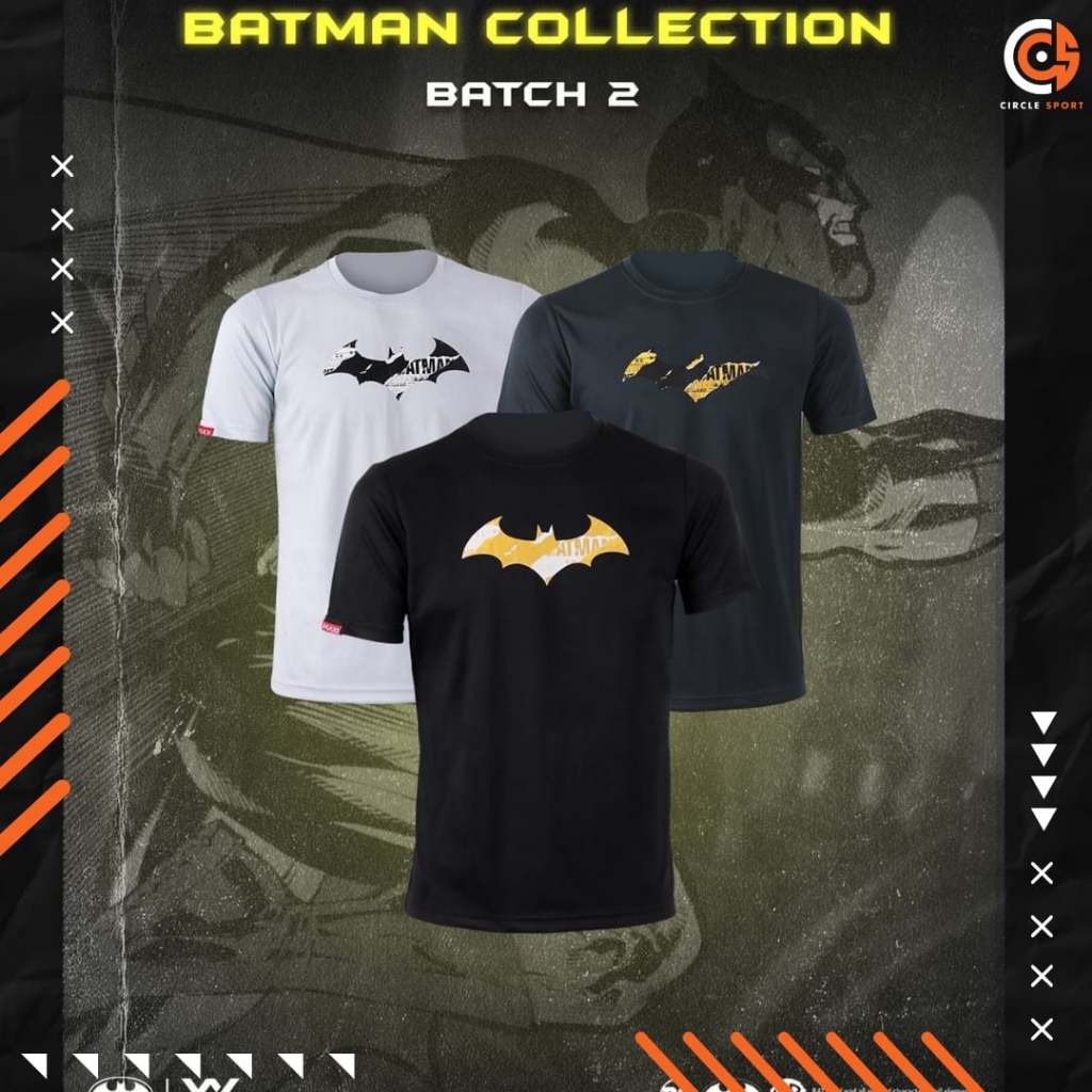 เสื้อแบดมินตัน MAXX X BATMAN Shirt MLTEE10 เสื้อออกกำลังกาย (สินค้าลิขสิทธิ์แท้ 100%) *มีบริการสกรีนเพิ่มชื่อตัวเอง*