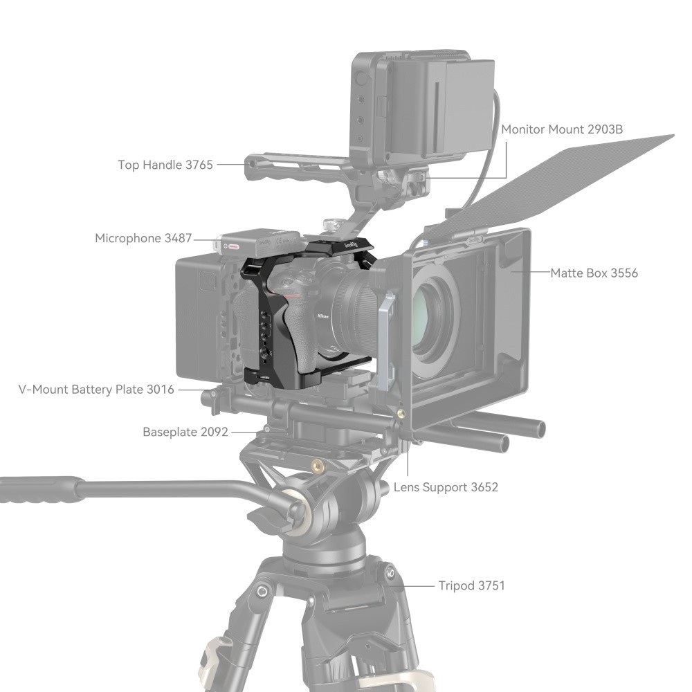 📌ส่งจากไทย📦 SmallRig Nikon Z5 Z6 Z7 / Z6II / Z7II Cage 2926 เคส กล้อง นิคอน Nikon Camera