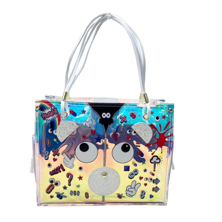 EYE THEME Clear Tote with Inner Pouch