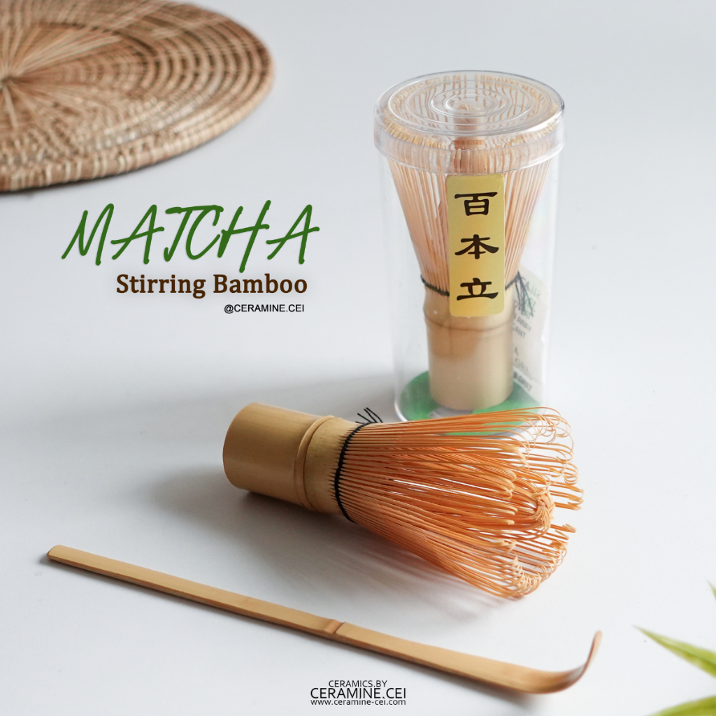 (พร้อมส่งจากไทย) แปรงชงชาไม้ไผ่สำหรับตีมัทฉะ Matcha Stirring Bamboo