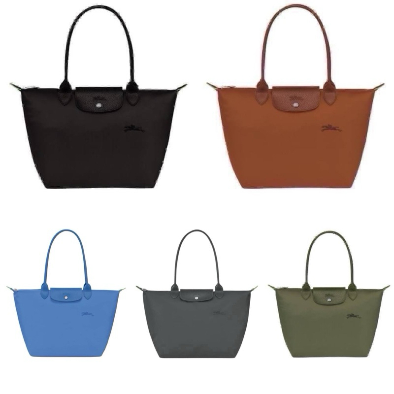 (สด-ผ่อน) Le pliage GREEN กระเป๋า LC ลองฌองป์ size S long หูยาว ปักม้า