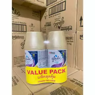 🔥พร้อมส่ง4กลิ่น🔥แพคคู่สุดคุ้มGlade สเปรย์ปรับอากาศ ออโตเมติก(รีฟิลแพคคู่)‼️ยกลังทักแชทนะครับๆๆๆฟฟผฟฟ