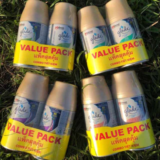 🔥พร้อมส่ง4กลิ่น🔥แพคคู่สุดคุ้มGlade สเปรย์ปรับอากาศ ออโตเมติก(รีฟิลแพคคู่)‼️ยกลังทักแชทนะครับๆๆๆฟฟผฟฟ