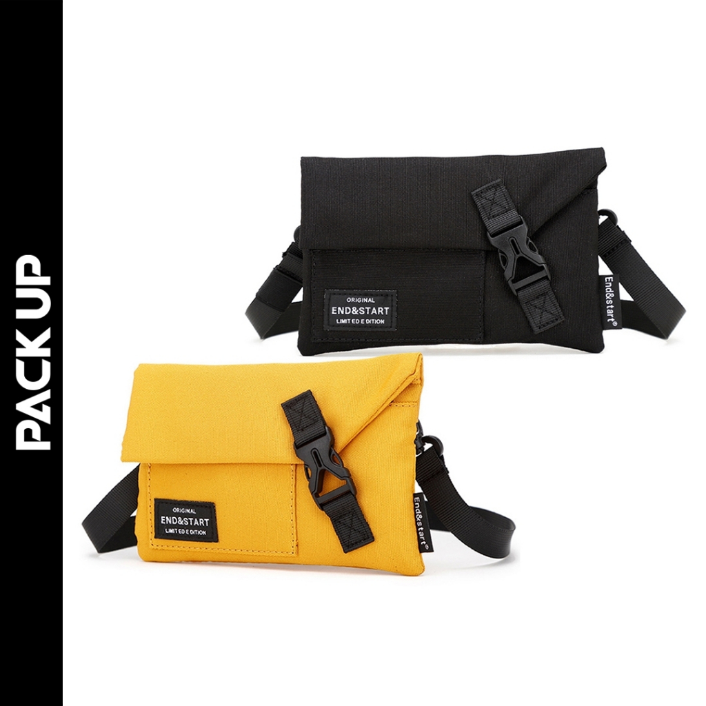 𝗣𝗔𝗖𝗞 𝗨𝗣 กระเป๋าสะพายข้าง ใบเล็ก End & Start รุ่น 215