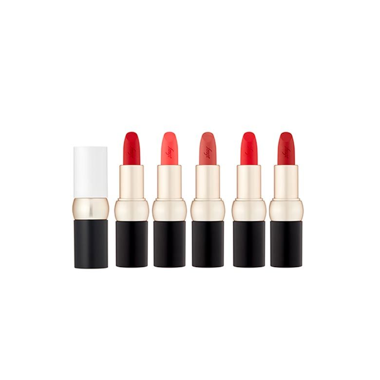(EXP 10/2026) THE FACE SHOP NEW BOLD VELVET LIPSTICK (ลิปสติก เนื้อกำมะหยี่)