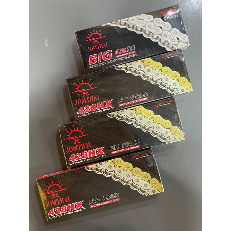 JT โซ่ 428 X-RING  ขนาด 428 ยาว 136ข้อ แท้ 100%